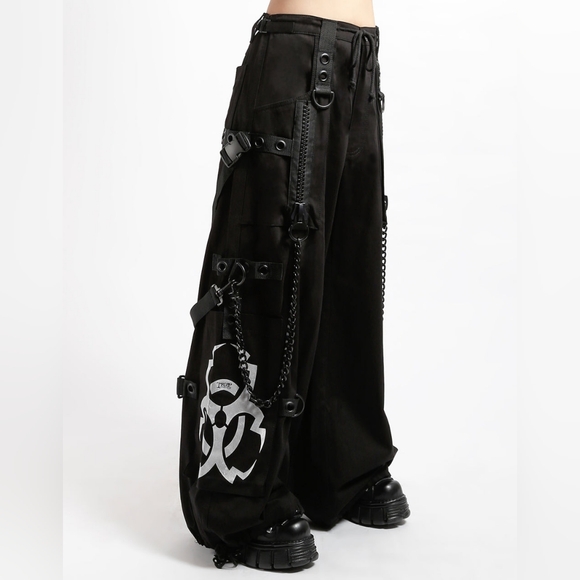 *SOLD* NWOT tripp nyc metallic silver biotech pants (m) - Picture 7 of 7